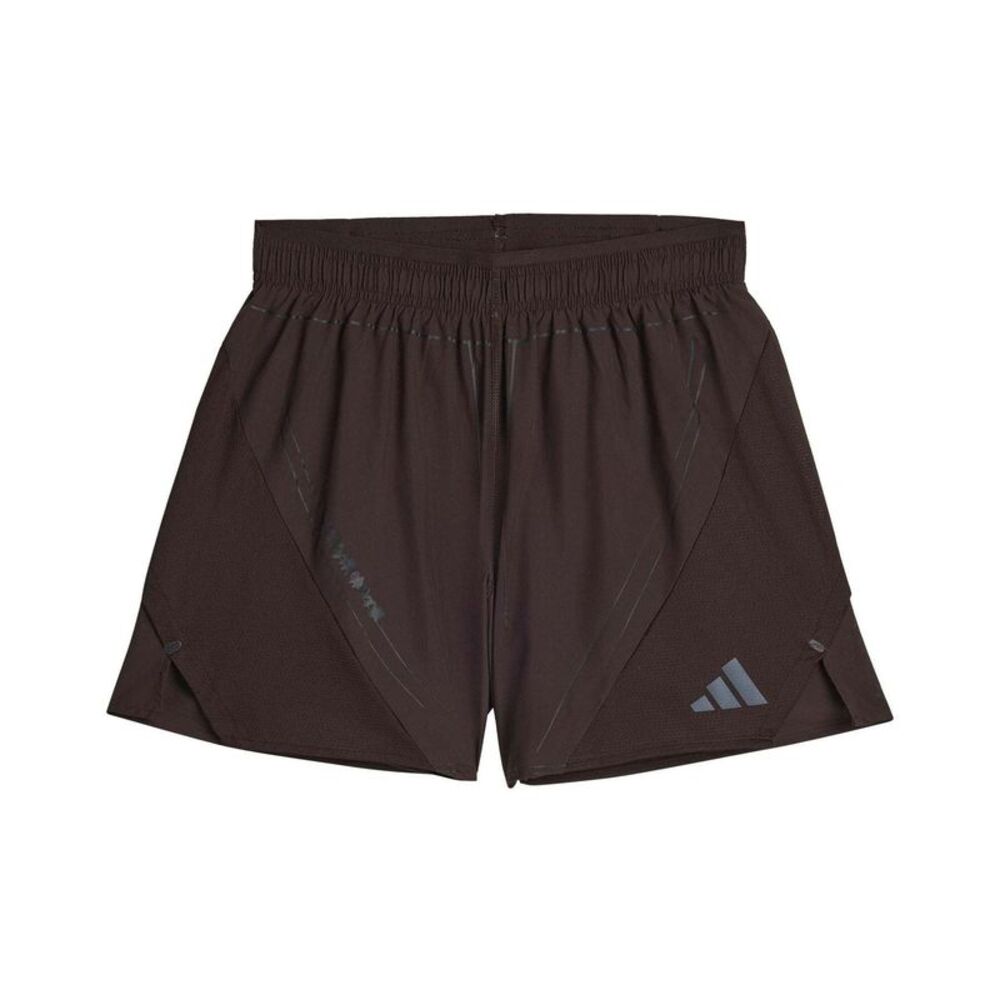 Adidas Mens Reflective Regular Running Shorts / Coffee
